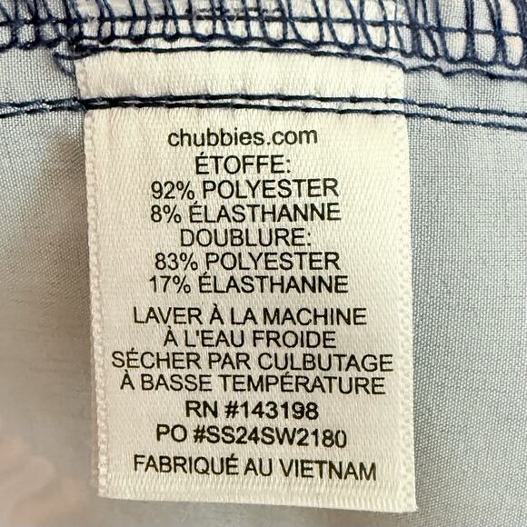 Chubbies Patriotic Lights Swim Trunks Men’s Medium 5.5” USA BBQ Beer NWT - Picture 10 of 11